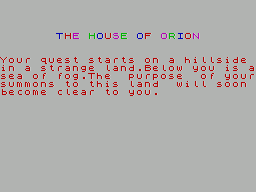 House of Orion (1984)(Dave Newton)